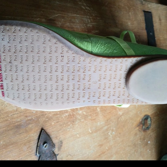 Miss Mooz - Delma, Apple Green Leather, loafer fla - Picture 4 of 4